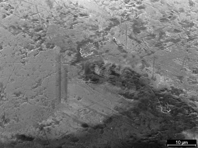 Olivine Pebble SEM Image